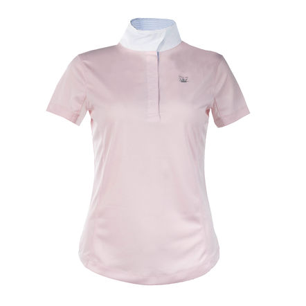PLAYERA #33221 DAMA TIPO POLO ROSA T-14