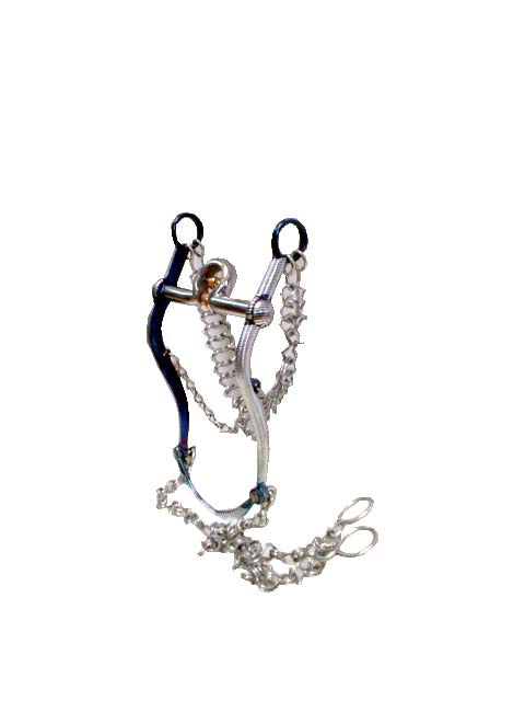 FRENO #400 CHARRO BOCADO CURVO A.INOX. (BLOCK)