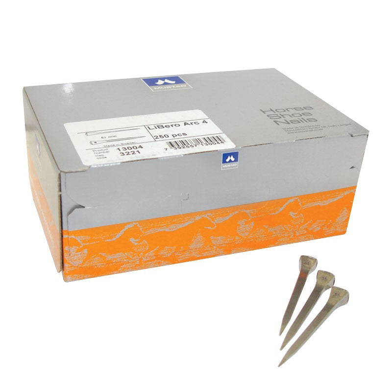CLAVO P/HERRADURA #4.0 MUSTAD LIBERO C/250 PZAS