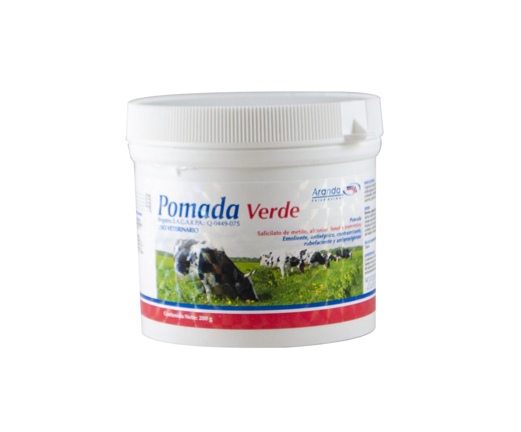 POMADA VERDE 200 G ARANDA