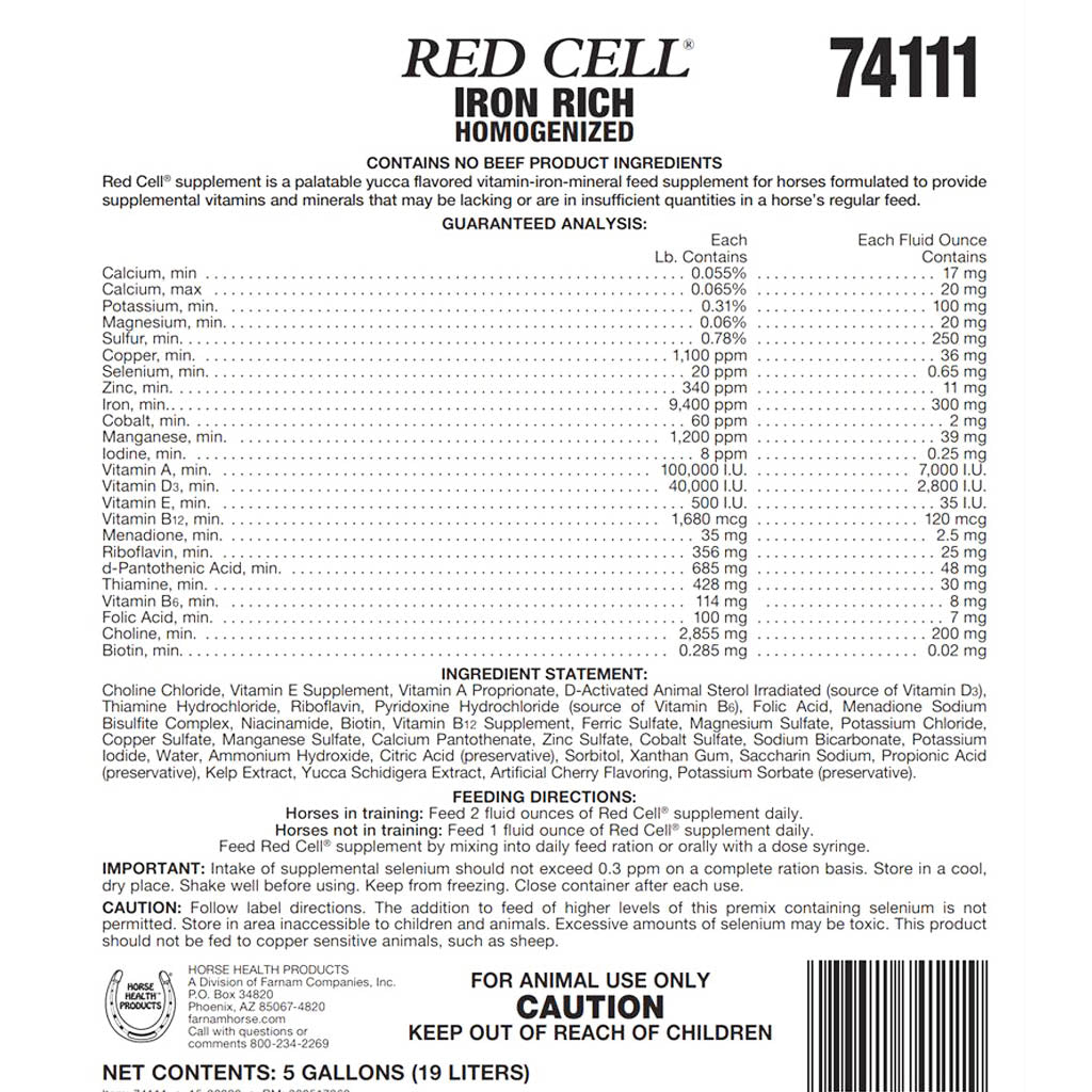 RED CELL 5 GAL