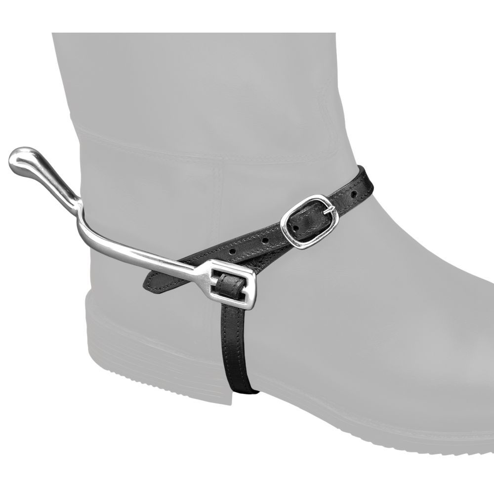 CORREON #24-1-2 BLACK SPOR STRAP BLK LTHR