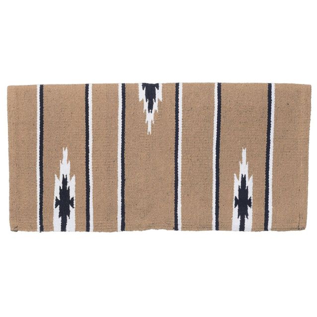 MANTILLA #35-7839-310 30"x30" BEIGE/BLANCO/NEGRO