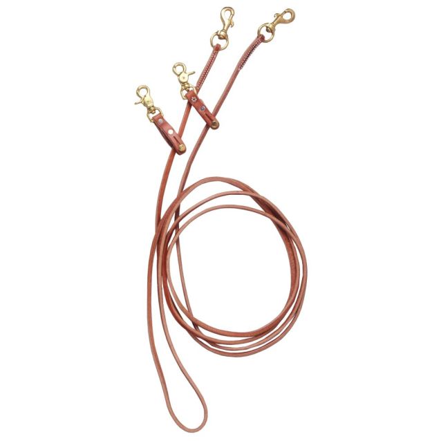 RIENDA #43-1001-0-0 CAFE. PULLEY DRAW REINS. LARGA