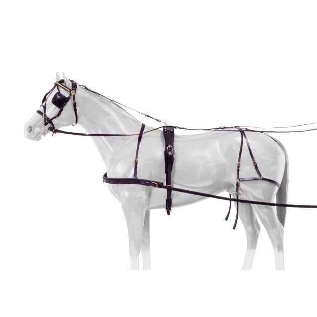HARNE #74691100 DE PIEL P/CARRETA CABALLO