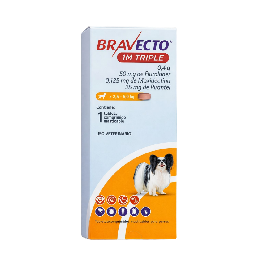 BRAVECTO 1M TRIPLE 50mg 1 TAB