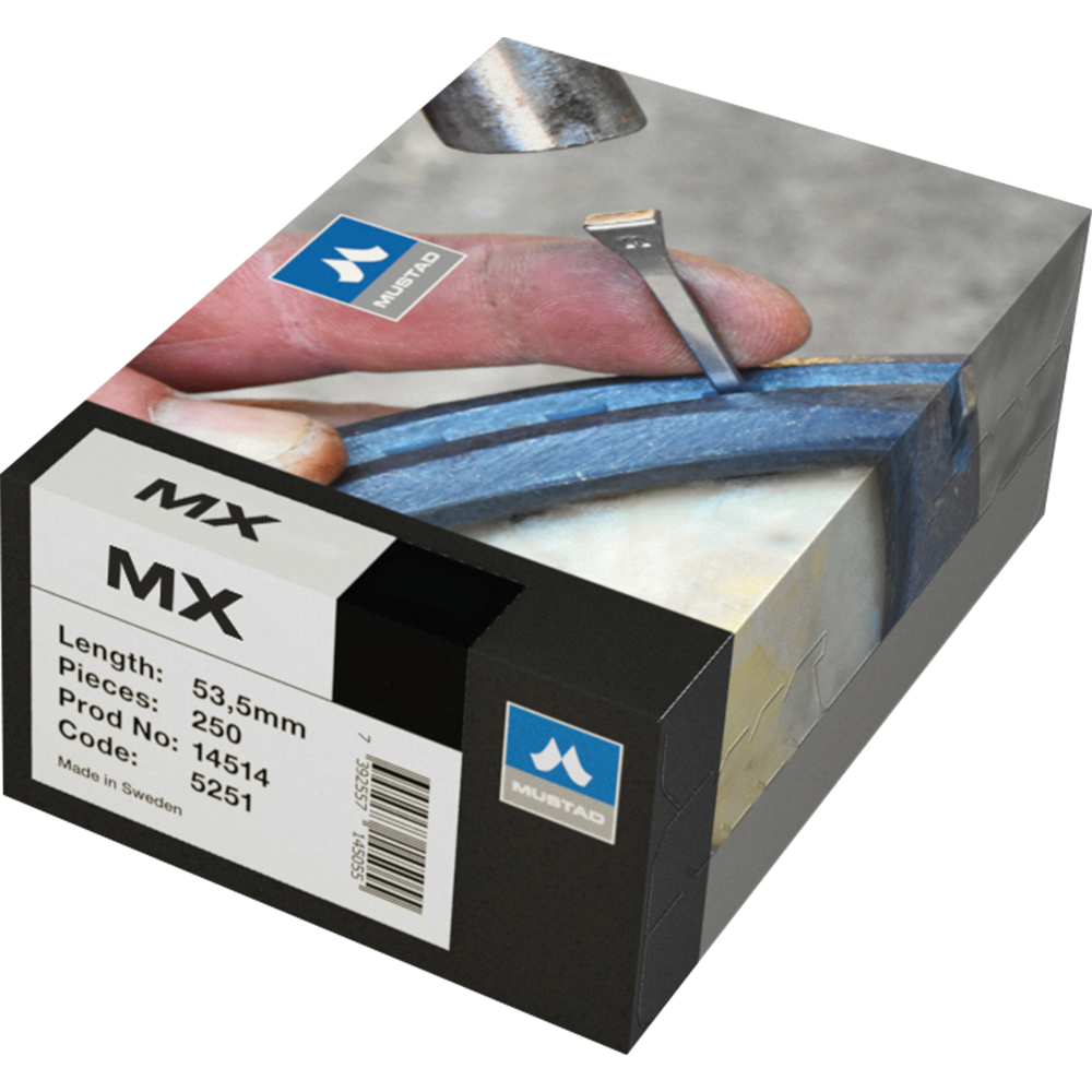 CLAVO P/HERRADURA #50 MX MUSTAD C/250 PZS