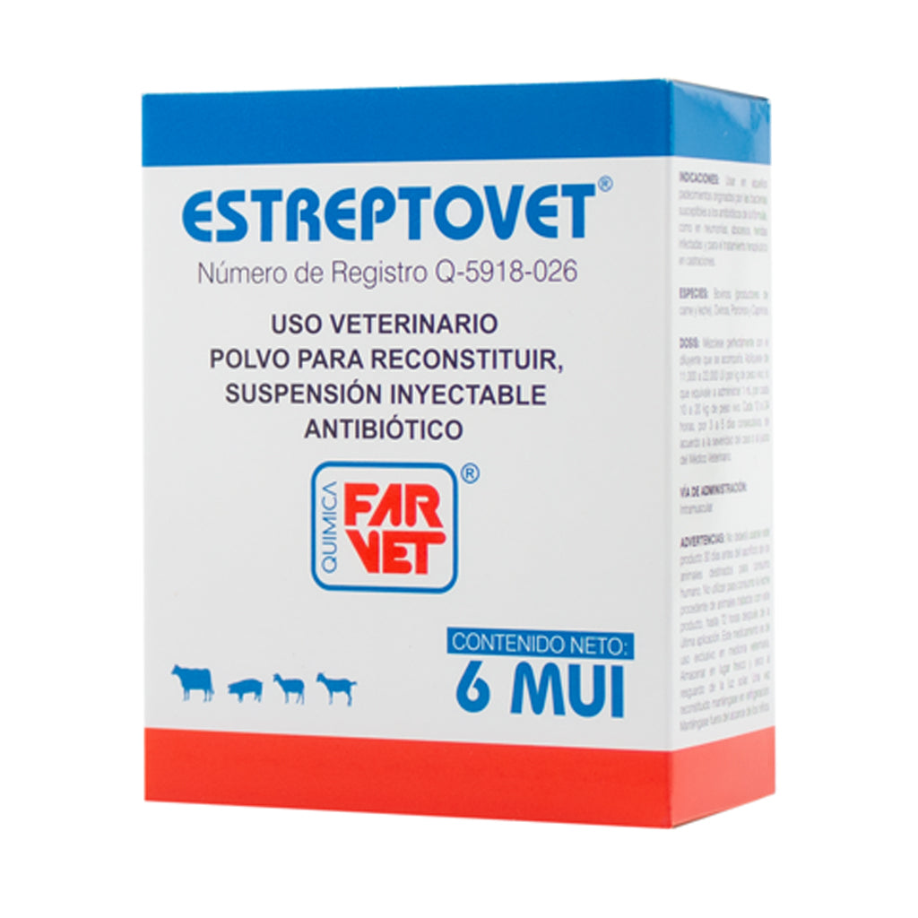 ESTREPTOVET 6 MUI