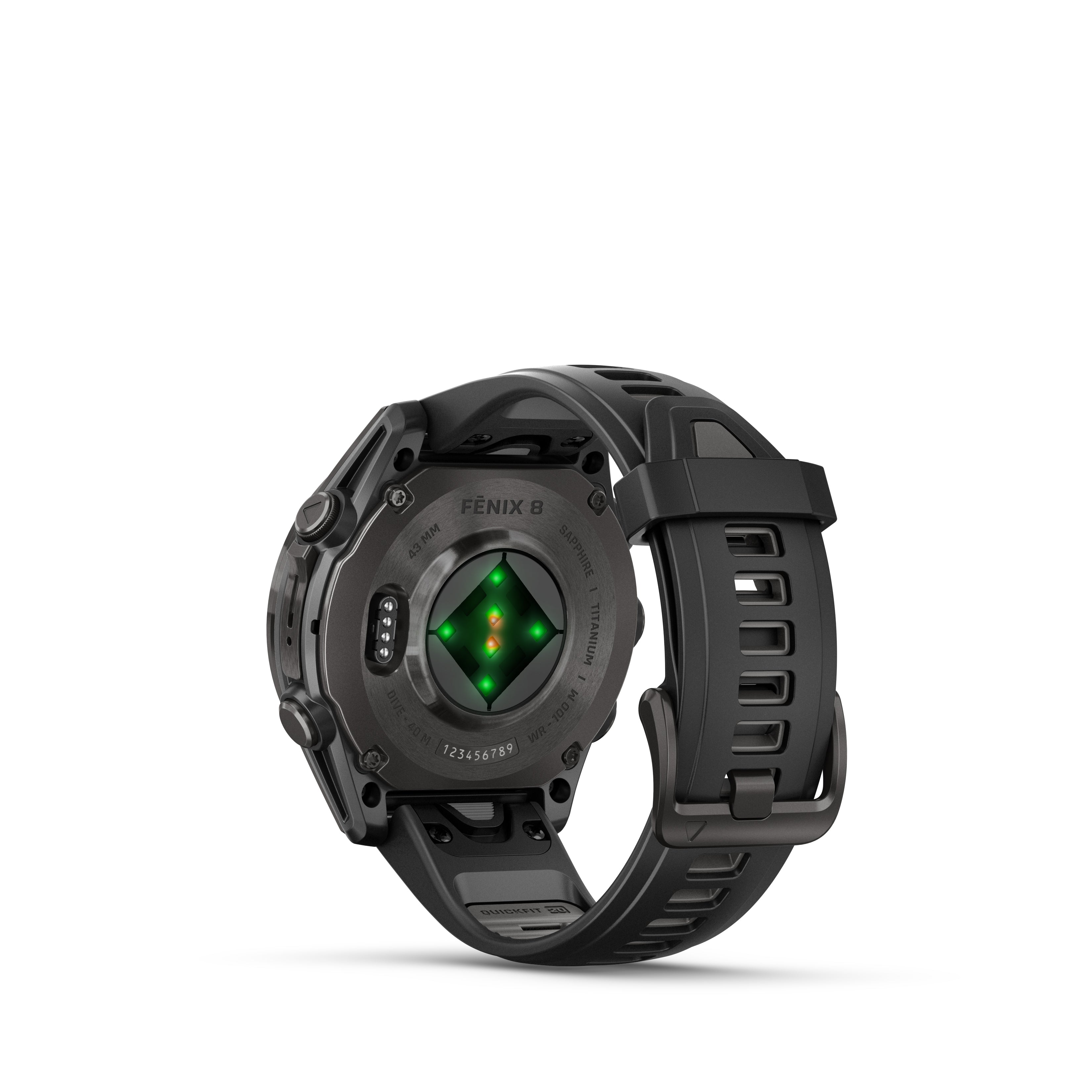 RELOJ GPS FENIX 8 43MM CARBON