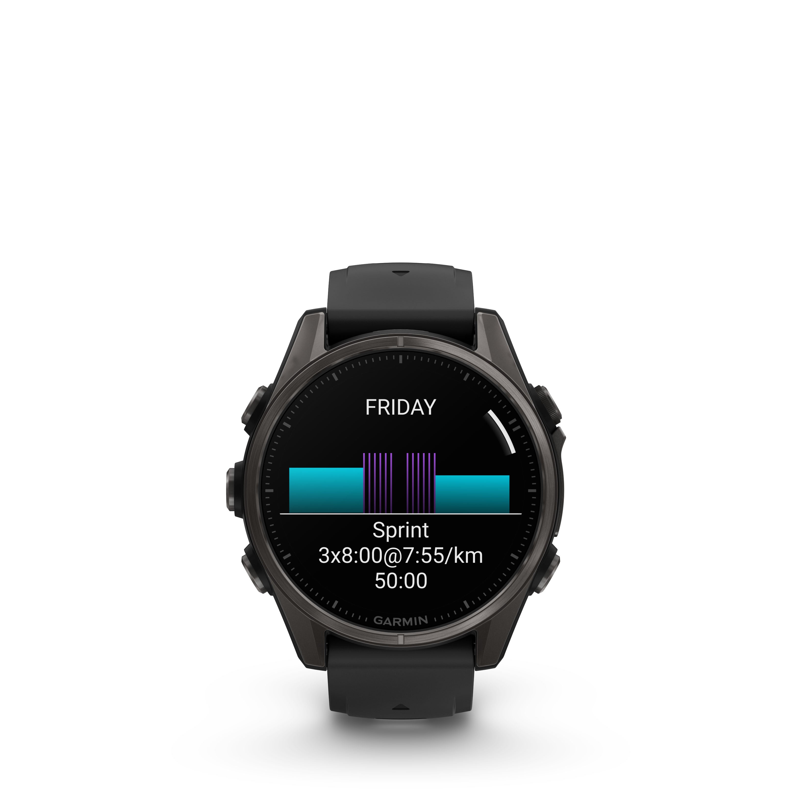 RELOJ GPS FENIX 8 43MM CARBON