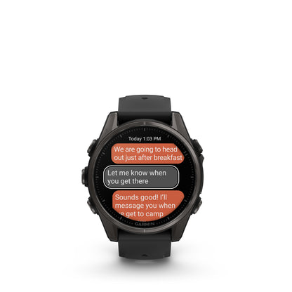 RELOJ GPS FENIX 8 43MM CARBON