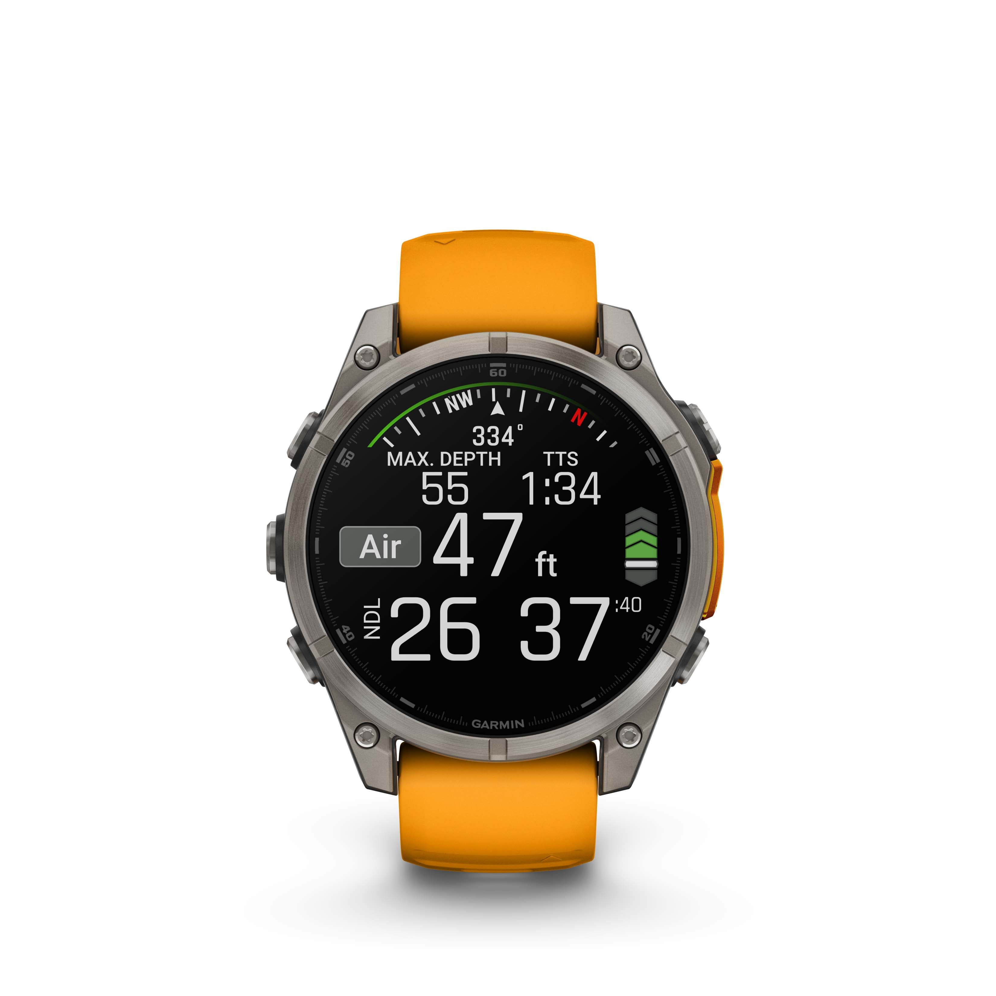 RELOJ GPS FENIX 8 47MM NARANJA