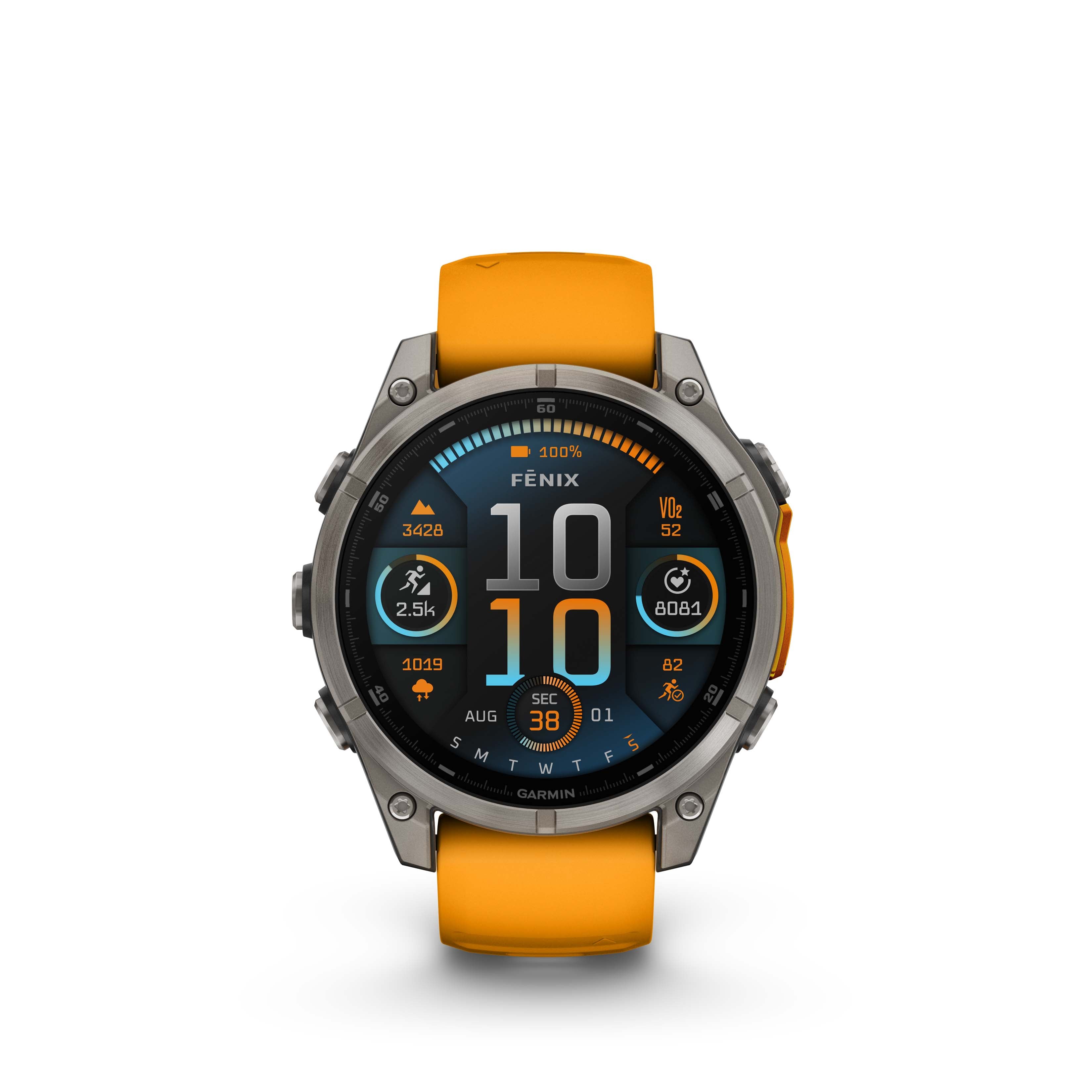 RELOJ GPS FENIX 8 47MM NARANJA