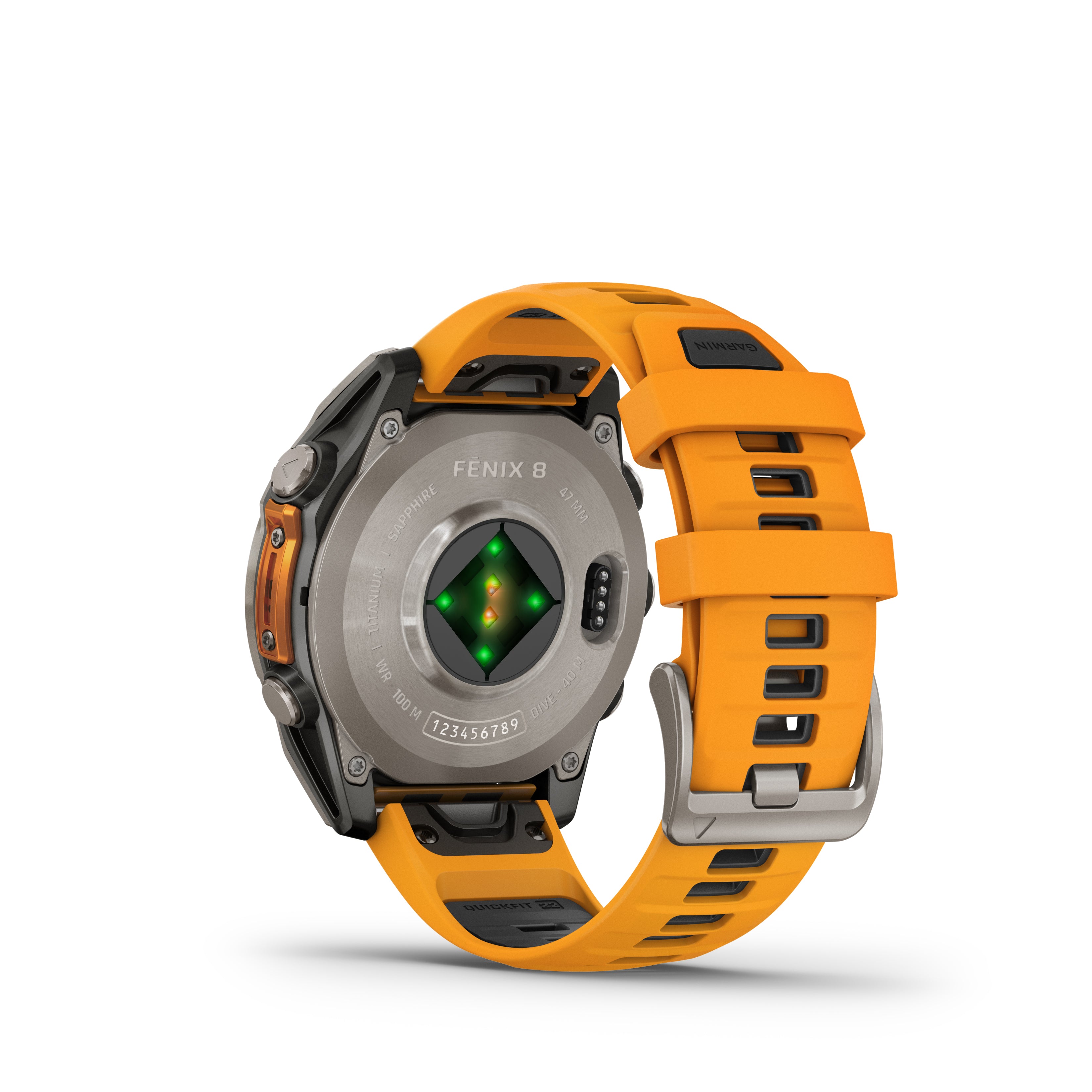 RELOJ GPS FENIX 8 47MM NARANJA