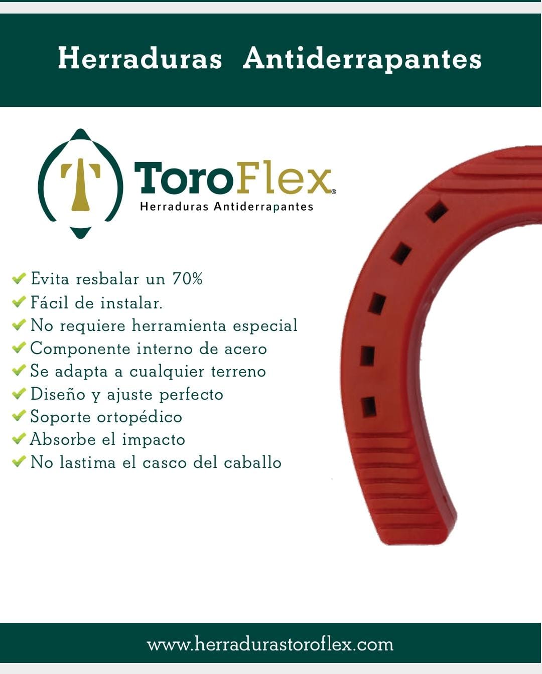 HERRADURA ANTIDERRAPANTE TOROFLEX