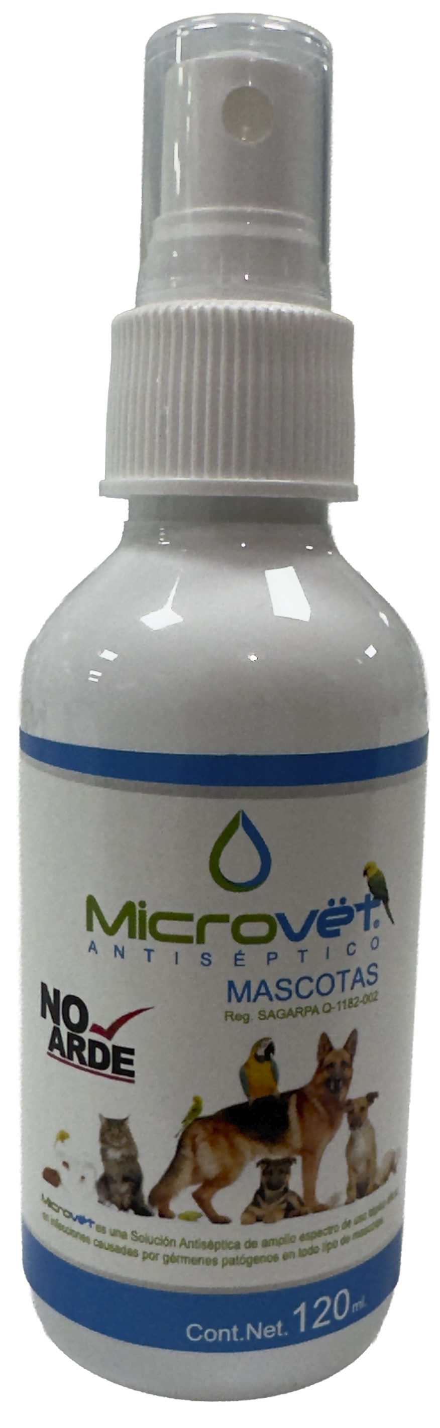 MICROVET ANTISEPTICO MASCOTAS 120ML