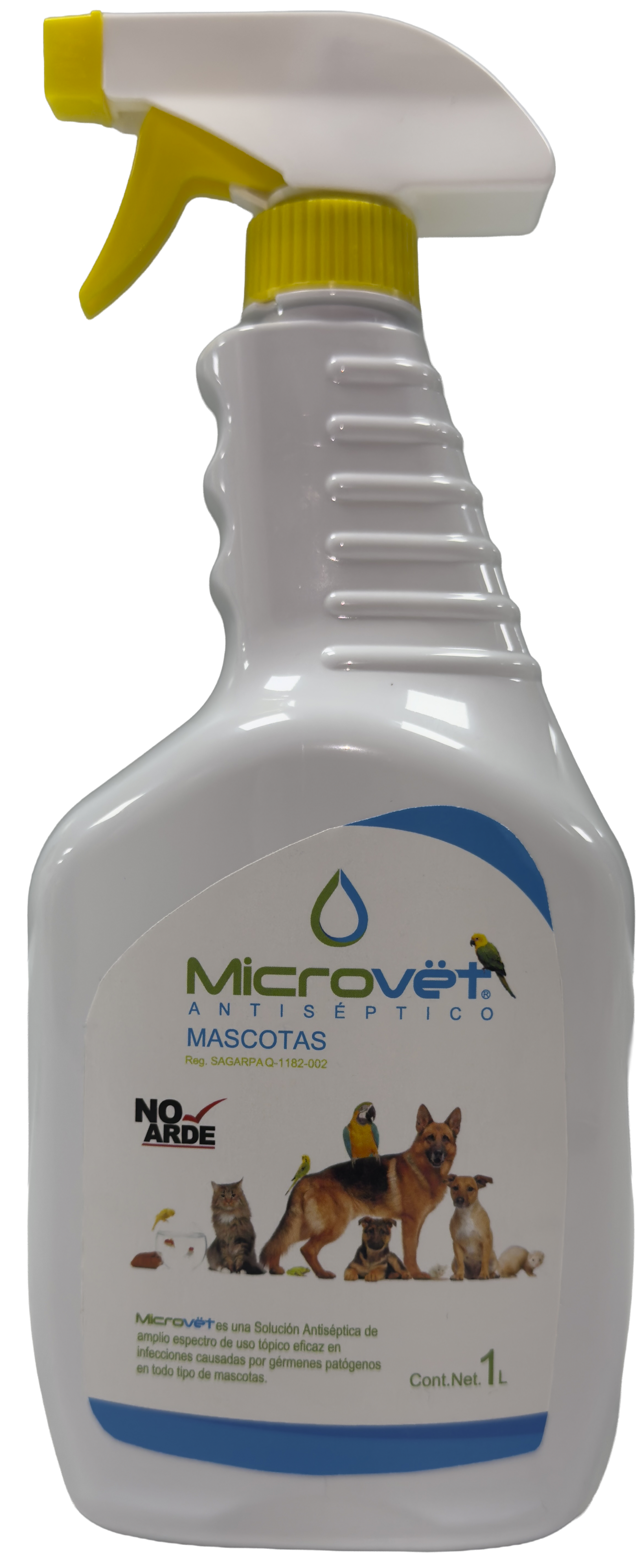 MICROVET ANTISEPTICO MASCOTAS 1LT
