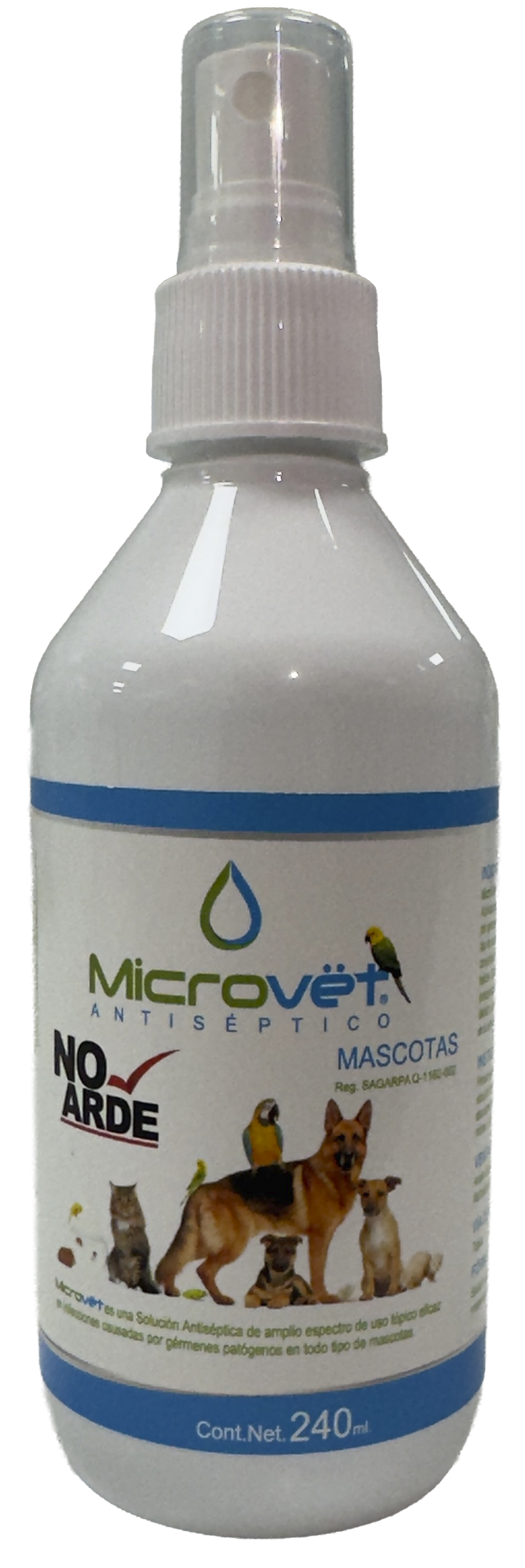 MICROVET MASCOTAS 240ML