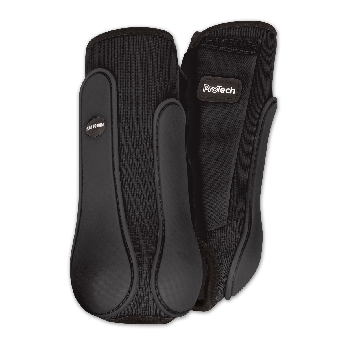 POLAINA CLASSIC EQUINE PROTECH FRONT NEGRA GRANDE