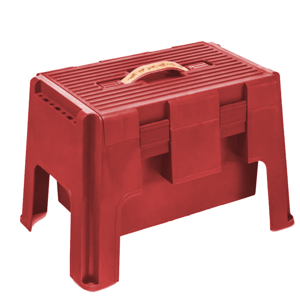 CAJA UTILITARIA CON BANCO #KD164-801 ROJO