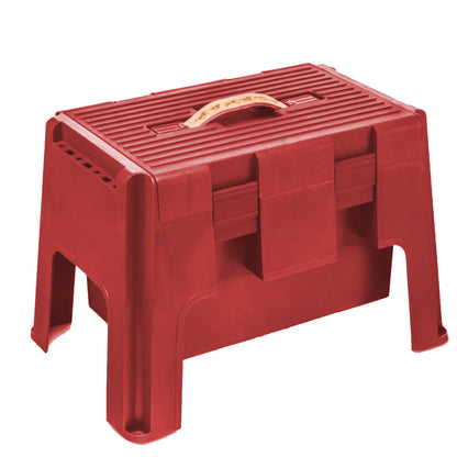 CAJA UTILITARIA CON BANCO #KD164-801 ROJO