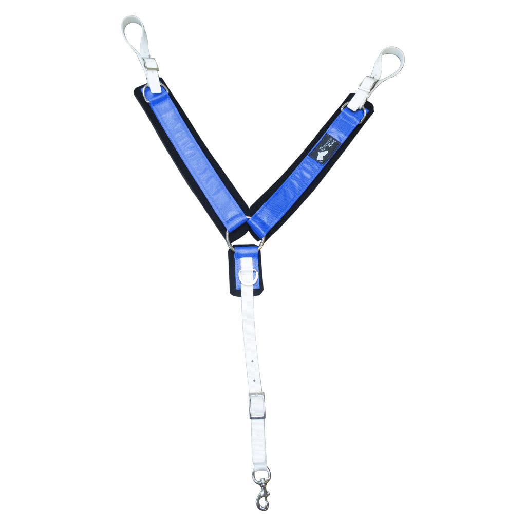PECHO PRETAL #015 NYLON AZUL C/NEOPRENO TIP TEXANO