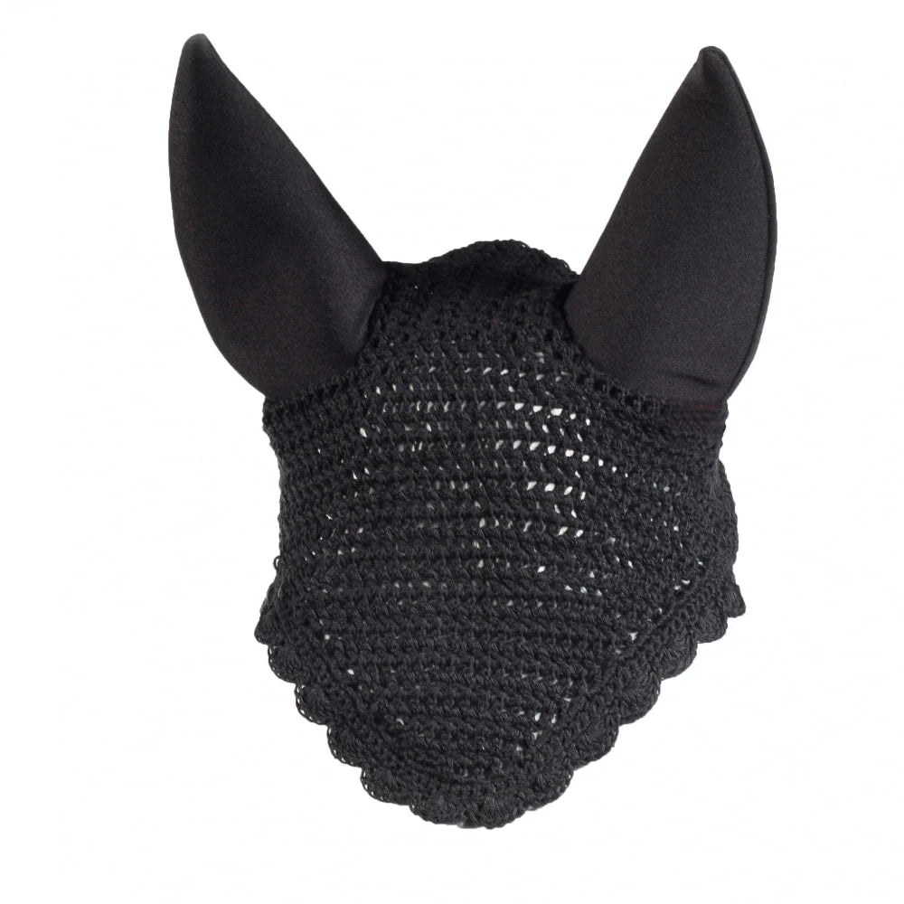 OREJERAS #22840 TEJIDAS NEGRO BL-F