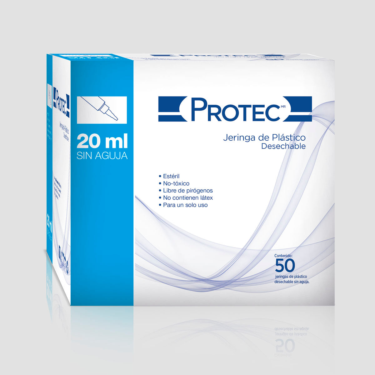 JERINGA PROTEC 20ML S/AGUJA C/50