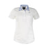 PLAYERA #33221 WH T-36 DAMA TIPO POLO BLANCA